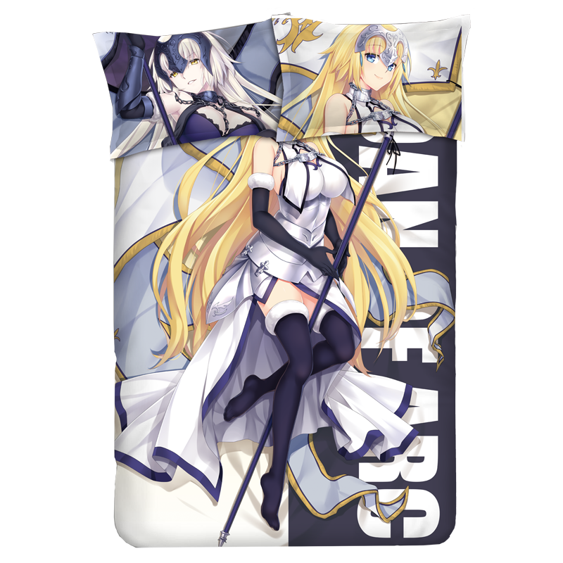 Jeanne d'Arc - Fate Grand Order Anime Bed Blanket Duvet Cover with Pillow Covers